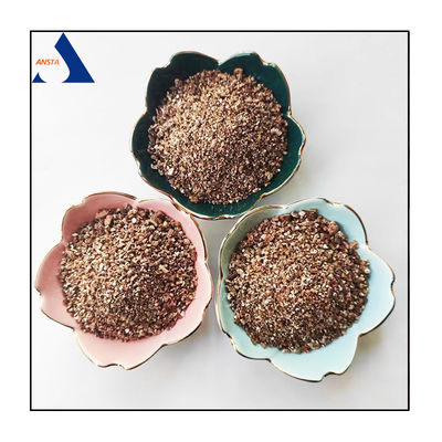 1-3mm/2-4mm 20-40mesh 40-60mesh Vermiculite exfoliée dorée de Chine Exporteur