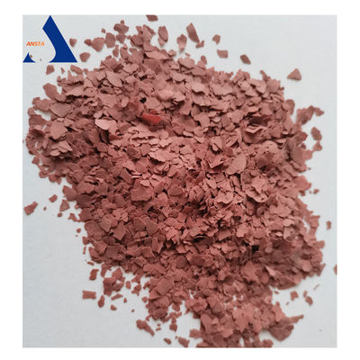 Des tranches de roche composites, des flocons de sol époxy de différentes tailles et couleurs pour la peinture