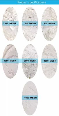 0.15% de teneur en K2O Argile de kaolin calcinée 325mesh pour céramique/peintures à prix compétitifs