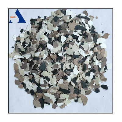Couleur Epoxy Floor Flakes Floor Hard Vinyl Flakes pour revêtement de sol