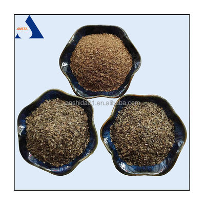 Couleur dorée Vermiculite brut Flocons sans amiante 0,3-1 mm/1,5-2,5 mm/1-3 mm/2-4 mm Tailles