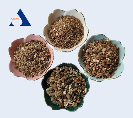 Vermiculite dorée expansée pour l'horticulture 1-3 mm/2-4 mm/3-6 mm Prix compétitifs