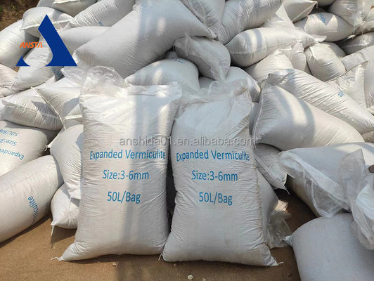 Vermiculite dorée expansée pour l'horticulture 1-3 mm/2-4 mm/3-6 mm Prix compétitifs
