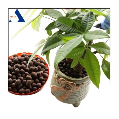 Légère LECA pour l'aquaponie Boules d'argile étendues pour l'hydroponie Densité en vrac 250-450 kg/m3