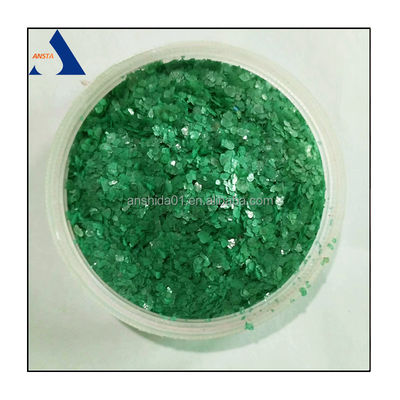 Vente en vente à chaud Des flocons de mica colorés pour le sol époxy 1-3 mm Des flocons de couleur pour la peinture en flocons