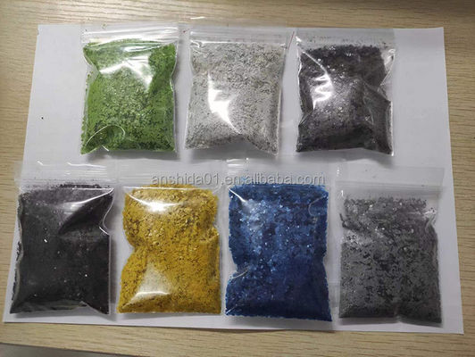 Fourniture d'usine 1 à 3 mm de flocons de mica teints pour revêtements de sol époxy 25 kg/sac