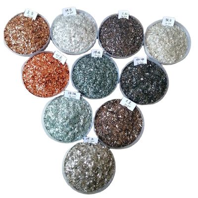 Pigment en poudre de mica pour revêtements de sol époxy Fe2O3 Contenu de 2,00-6,00% et écologique