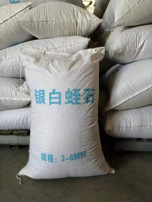 Vermiculite d'argent élargi Vermiculite d'argent élargie 1-3 mm/2-4 mm/3-6 mm/5-8 mm Prix d'usine